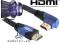 Kabel HDMI 5m kątowy lewy 1.4 3D DELOCK 82958