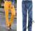 Z302/AG GRANATOWE JEANSOWE RURKI SKINNY 40 W30 L32