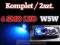 ŻARÓWKA W5W ŻARÓWKI 4 SMD LED POSTOJOWE NIEBIESKIE