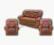 SUPER KOMPLET ROZKŁADANA SOFA +DWA FOTELE PROMOCJA