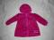 BLUZA welurkowa amarantowa 9-12M