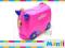 TRUNKI Jeżdząca WALIZKA TRIXI - Jeździk - RÓŻOWA