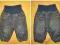 Ocieplona spodnie jeansowe H&amp;M Rozm 56 IDEALNE
