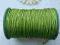 Sznurek z wiskozy wiskoza 2,5mm SUTASZ ZIELONY 2m