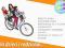Dziecięcy fotelik rowerowy Mini Plus Bobike,osłona