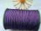 Sznurek z wiskozy wiskoza 2,5mm SUTASZ FIOLET 2m