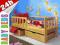 SOLIDNE Łóżka Łóżko DLA DZIECI GRZEŚ POJEDYNCZE 24