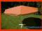 PARASOL OGRODOWY 4M TERAKOTA ALUMINIOWY Z KORBKĄ