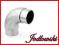 INOX Łącznik kolano łuk do wklejenia do rury 42,4