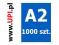 PLAKATY A2 115 g druk offsetowy CMYK 4+0 1000 szt.