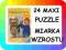 PUZZLE 24EL MAXI PIESEK RAVENSBURER MIARKA WZROSTU