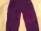 H&amp;M świetne spodnie PUMPY fiolet ocieplane 98