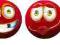 Puzzle Face Ball - czerwona TREFL