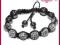 BRANSOLETKA SHAMBALLA! 7 KULECZEK! CRYSTAL!