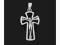 83/ KRZYZYK SREBRO PRÓBY 925 Z JEZUSEM