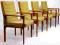 UNIKALNE KRZESŁA x 4, TEAK, DANISH DESIGN 60/70