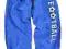 OCIEPLANE spodnie niebieskie FOOTBALL r. 104 C202