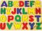 PUZZLE ABC ALFABET układanka EDUKACYJNA DREWNIANA