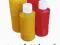 Butelka do ketchupu i musztardy 1,1 l, czerwona