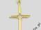 ZŁOTY KRZYŻYK DEWOCJONALIA KOMUNIA ŚLUB PREZENT