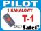 Pilot 1-kanałowy do sterowników radiowych 433 MHz