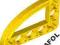 4AFOL 2x LEGO Yellow Technic Liftarm 3x5 32250