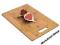 BAMBUSOWA DESKA DO KROJENIA WYM. 25X35X1CM