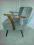 Fotel Klubowy Uszak Art Deco Design LATA 60 70