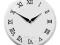 IKEA PYNTA zegar BIAŁY ścienny
