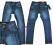 Spodnie młodzieżowe jeans rurki Navil AT582 78/230