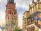 Kraków Ratusz akwarela A4 Anna Kuciak