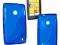 CASE SILIKON ETUI BACK NOKIA 520 LUMIA NIEBIESKI