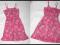 bawełniana sukienka F&amp;F roz. 128 cm