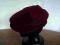 Czapka męska sztruks, bordowa obw. głowy 56,57,58
