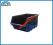 POJEMNIK MAGAZYNOWY ECOBOX 300x200x150 CZARNY