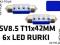 ŻARÓWKI RURKI RURKOWE 6 LED C5W C10W 41 42 mm