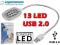_WYDAJNA LAMPKA USB 2.0 13x LED do notebooka F/VAT