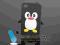 ETUI POKROWIEC PINGWIN PINGWINEK IPHONE 4 4S BLACK