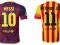 FC BARCELONA 13/14 + NAPIS + GRATIS! ROZ L