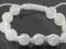 Bransoletka shamballa 3 kule swarovski 10 kul kry.