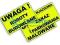 TABLICA INFORMACYJNA 20x33 cm różne napisy