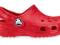 CROCS CLASSIC CAYMAN M2/W4 33/34 CZERWONE KLAPKI