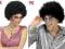 Afro PERUKA Atze UNISEX CZARNA, Hipis Lata 70te