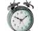 Budzik kwarcowy retro TFA z dwoma dzwonkami