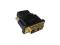 Adapter HDMI(F)-&gt;DVI(M) pozlacane koncowki