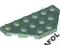 4AFOL 3x LEGO Sand Green Wedge Plate 3 x 6 2419