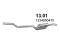 TŁUMIK ŚRODKOWY MERCEDES 123 W123 T123 DIESEL