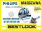 Żarówki 2x Philips H4 Blue Vision Ultra +2x W5W