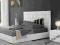 ŁÓŻKO MODERN PIKOWANE styl LOFT NOWOCZESNE Grodzis