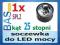 Soczewka do LED mocy 1W i 3W _ kąt 25 stopni